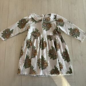 Kate Quinn Cactus Floral Organic Cotton Dress Size 18-24months EUC (2022)
